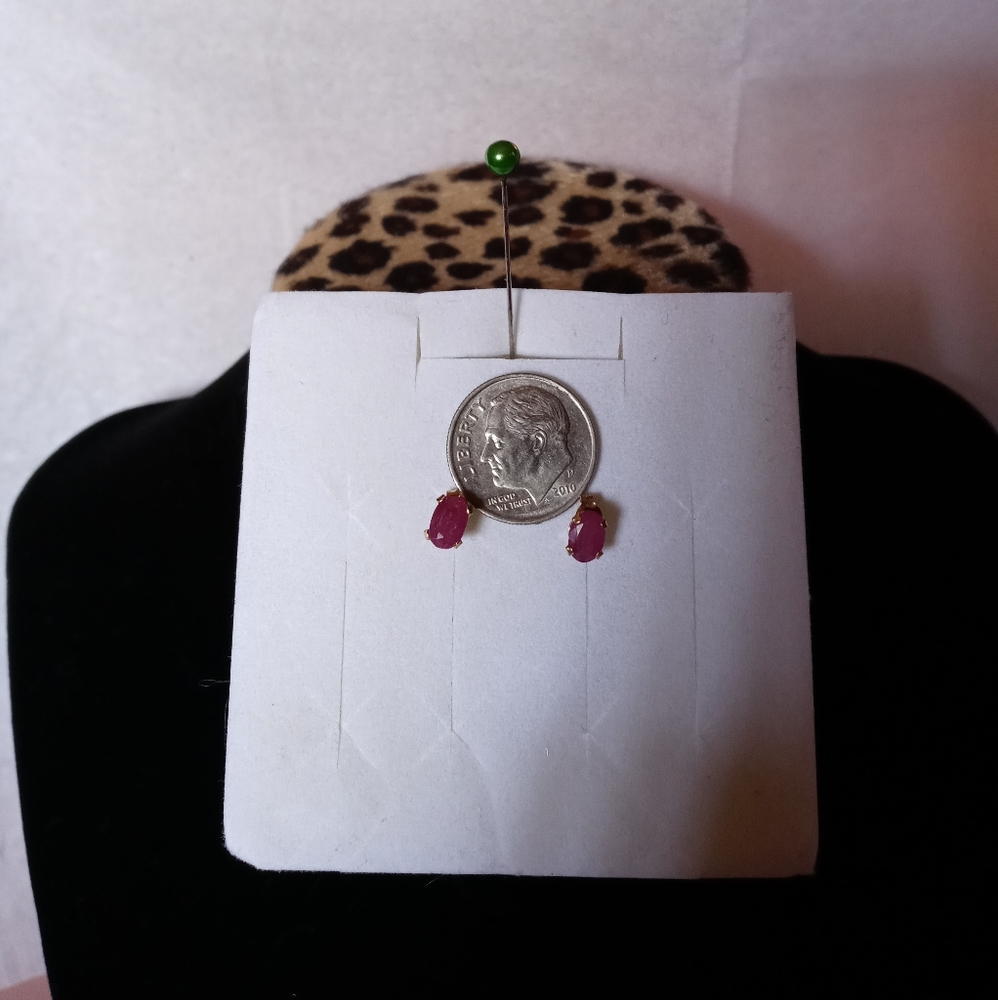 Ruby Stud Earrings! - image 2